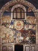 GIOTTO di Bondone Last Judgment oil on canvas